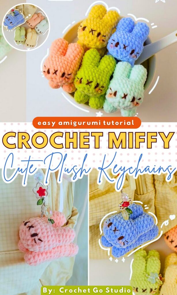 Mitty Amigurumi keychain