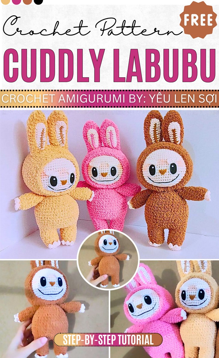 Crochet Cuddly Labubu