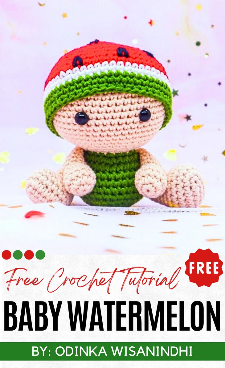 Crochet Cute Baby Watermelon