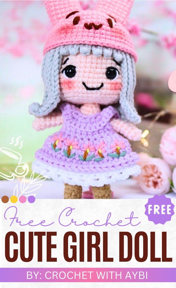 Crochet Cute Girl Doll