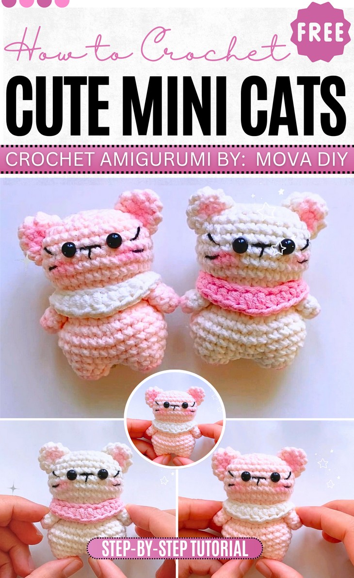 _Crochet Cute MIni Cats