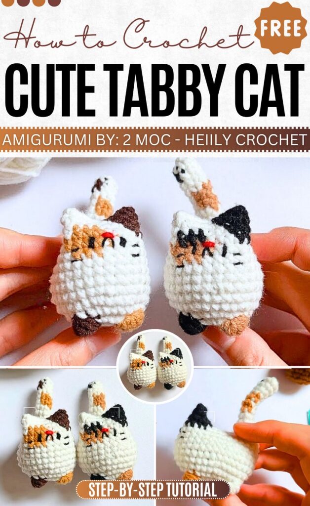 Crochet Cute tabby cat