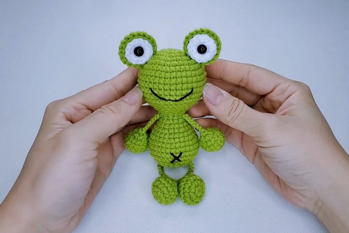 Crochet Googly Frog