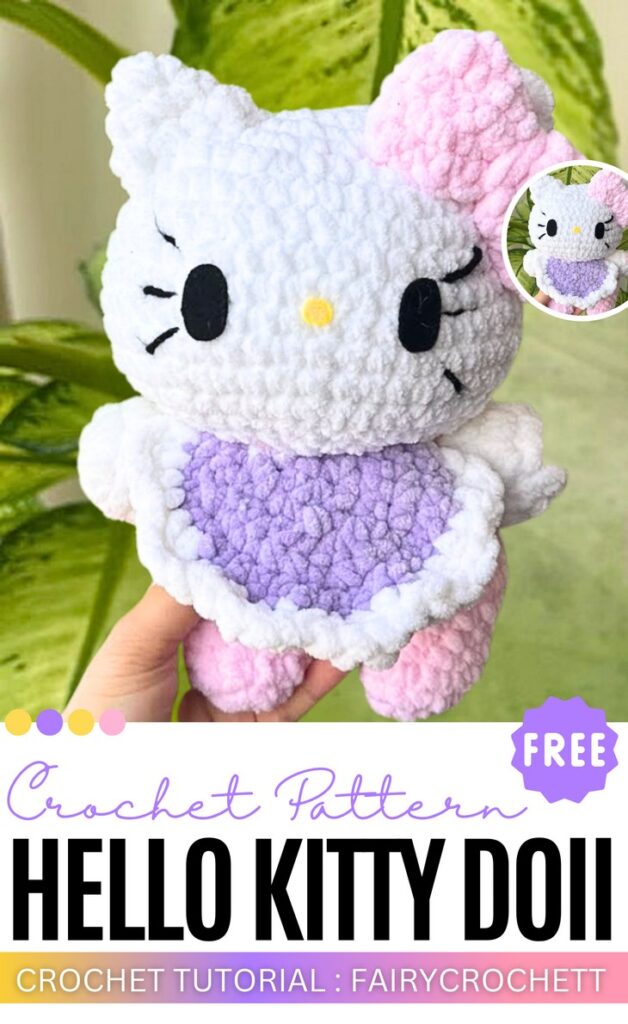 Crochet Hello Kitty Doll