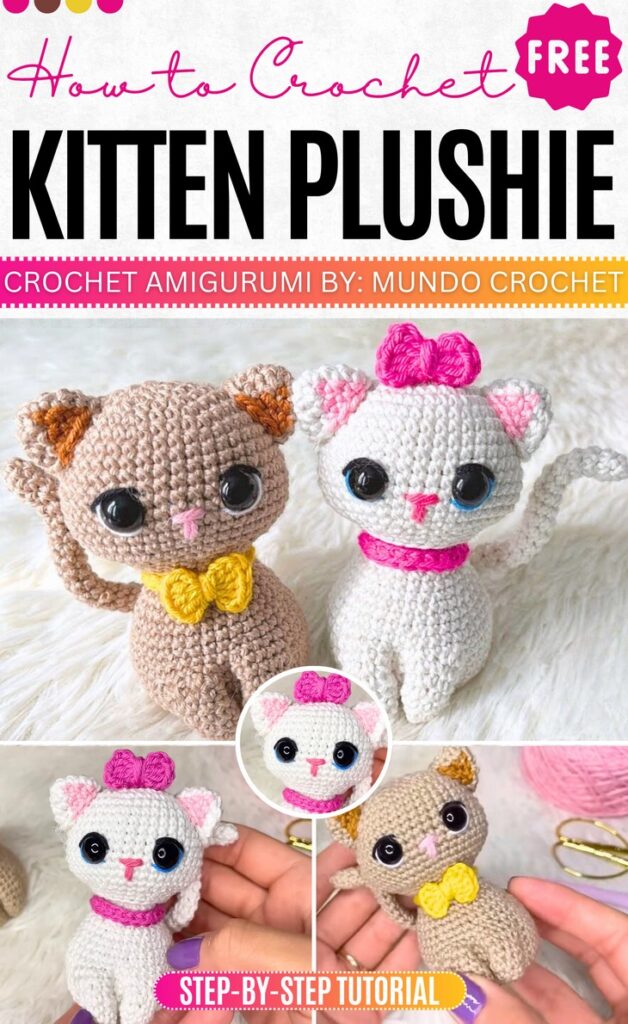 Crochet Kitten Plushie
