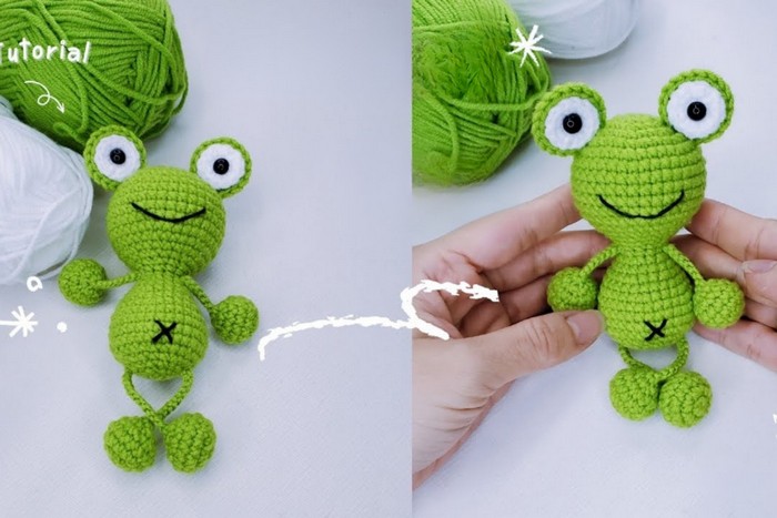 Crochet Leggy Frog