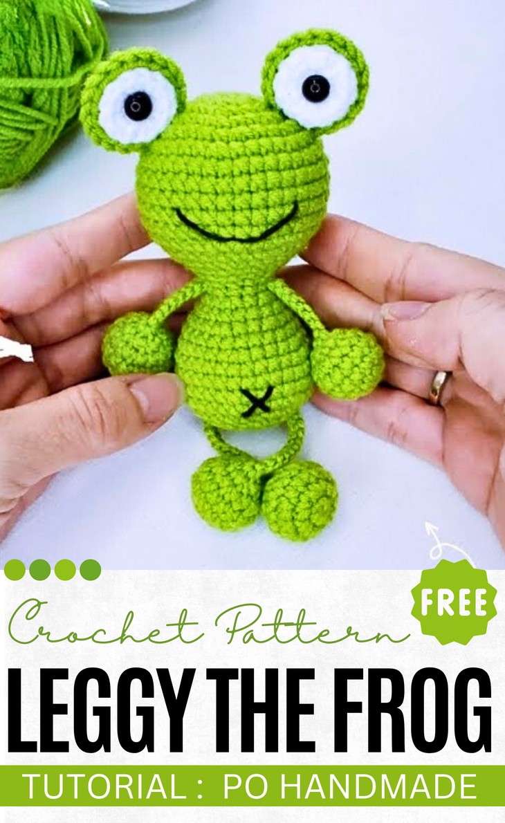 Crochet Leggy The Frog Pattern