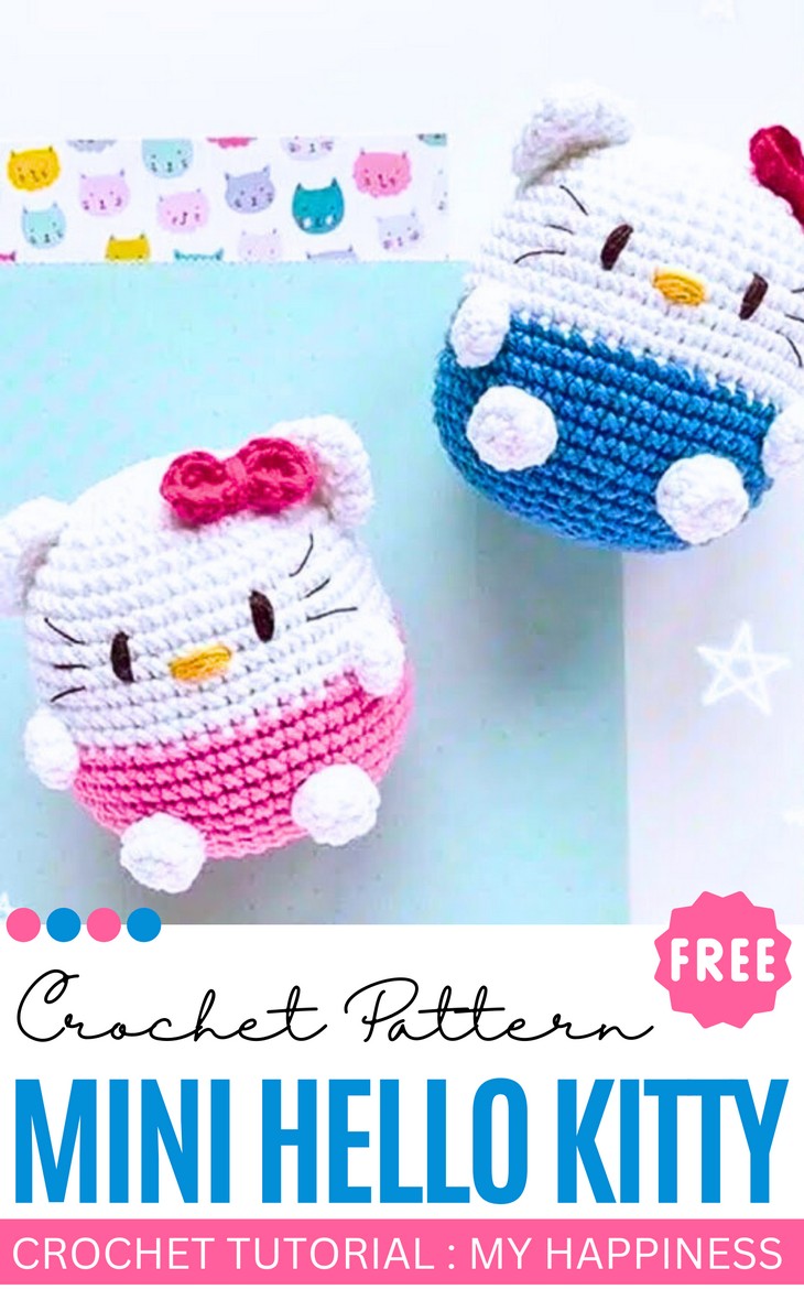Crochet Mini HEllo Kitty Tutorial