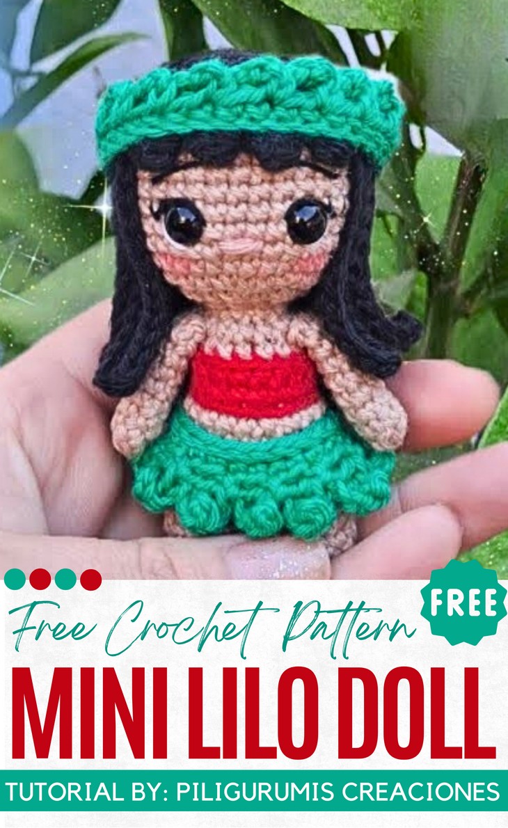 Crochet Mini Lilo Doll