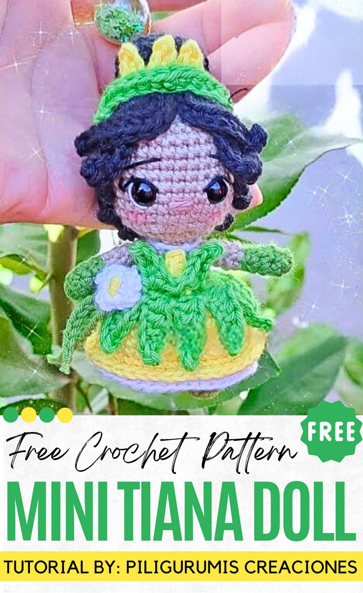 Crochet Mini tiana Doll