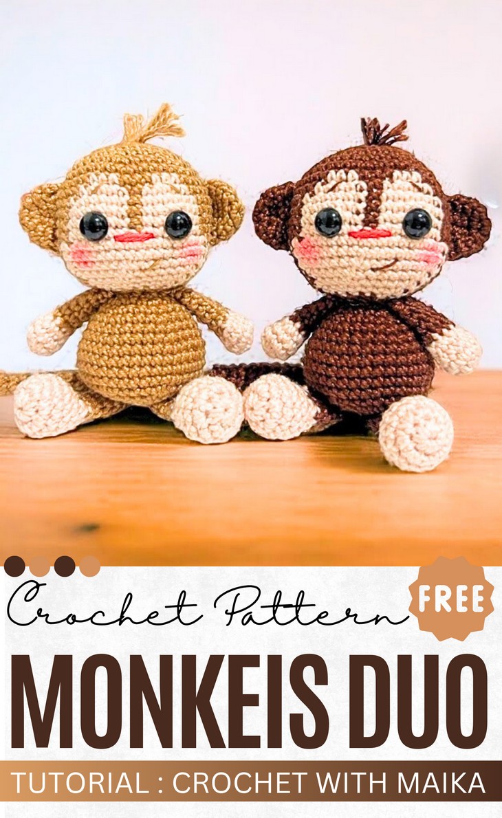 _ Crochet Monkeis Duo