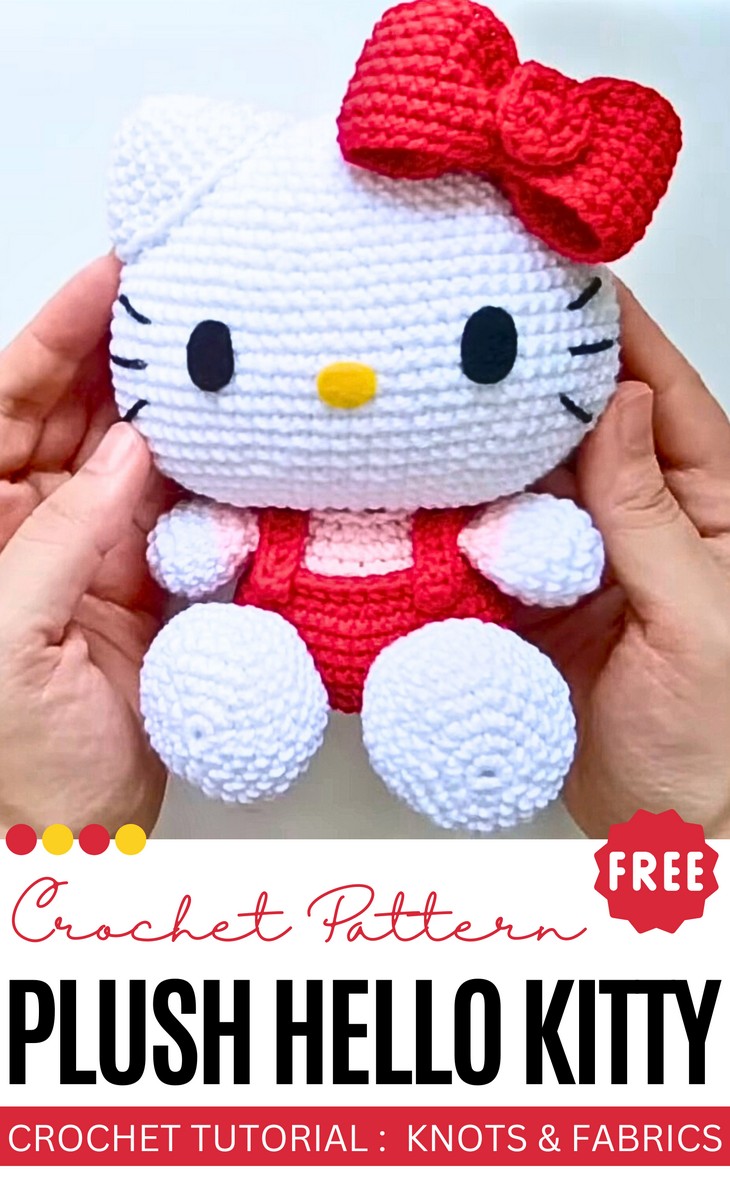Crochet Plush Hello Kitty