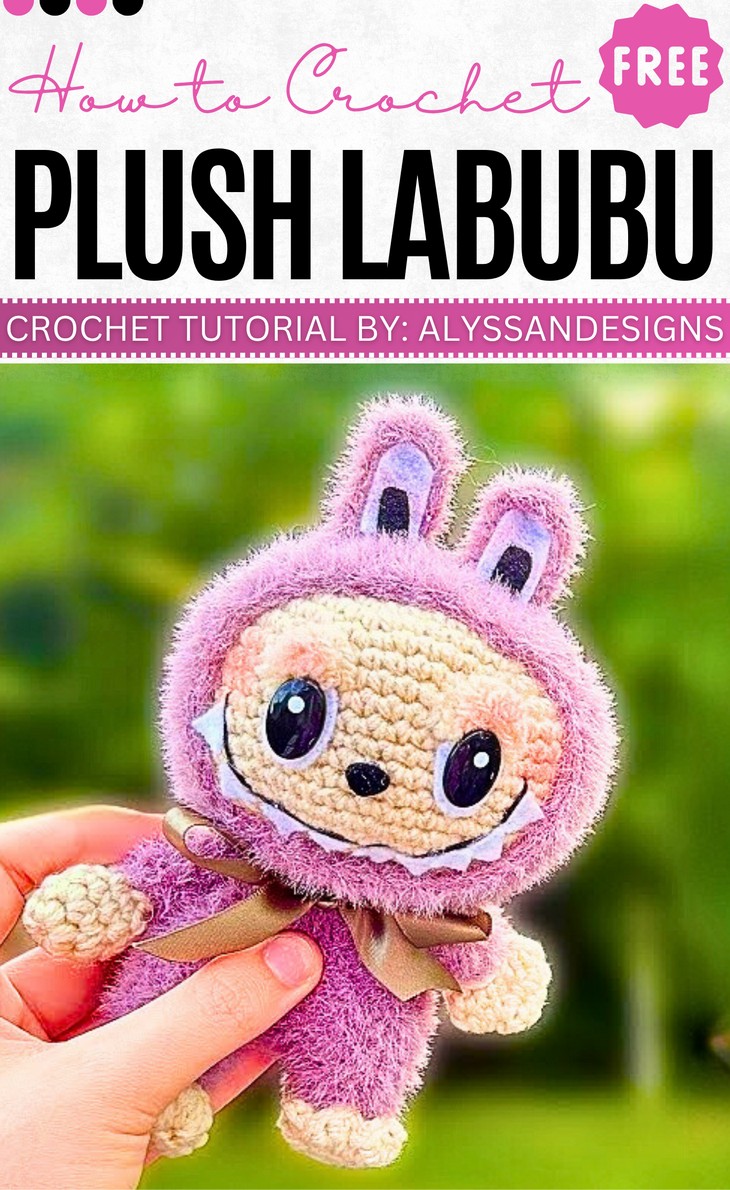 Crochet Plush Labubu