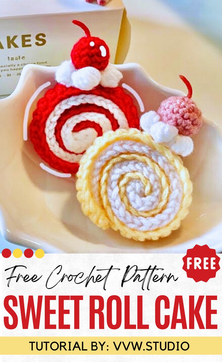 Crochet Roll Cake