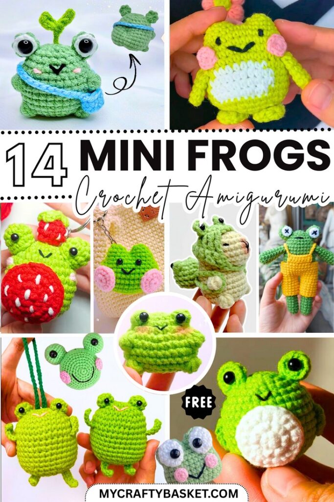 Easy Crochet Mini Frog Amigurumi Patterns