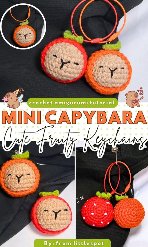 Fruit Capybara Crochet Tutorial