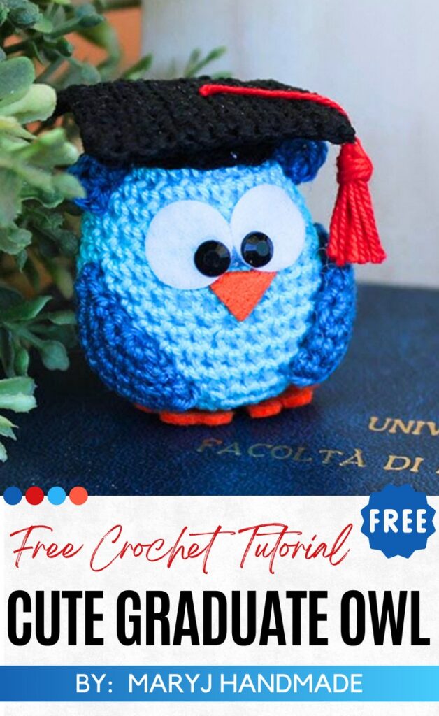 Graduate owl amigurumi