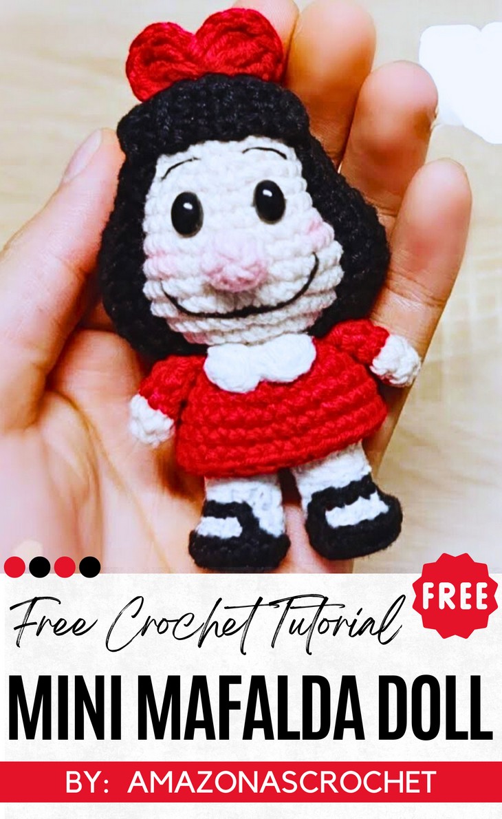 _Mini Mafalda Doll Amigurumi