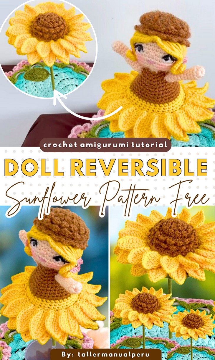 Reversible Flowers Dolls For Gifting