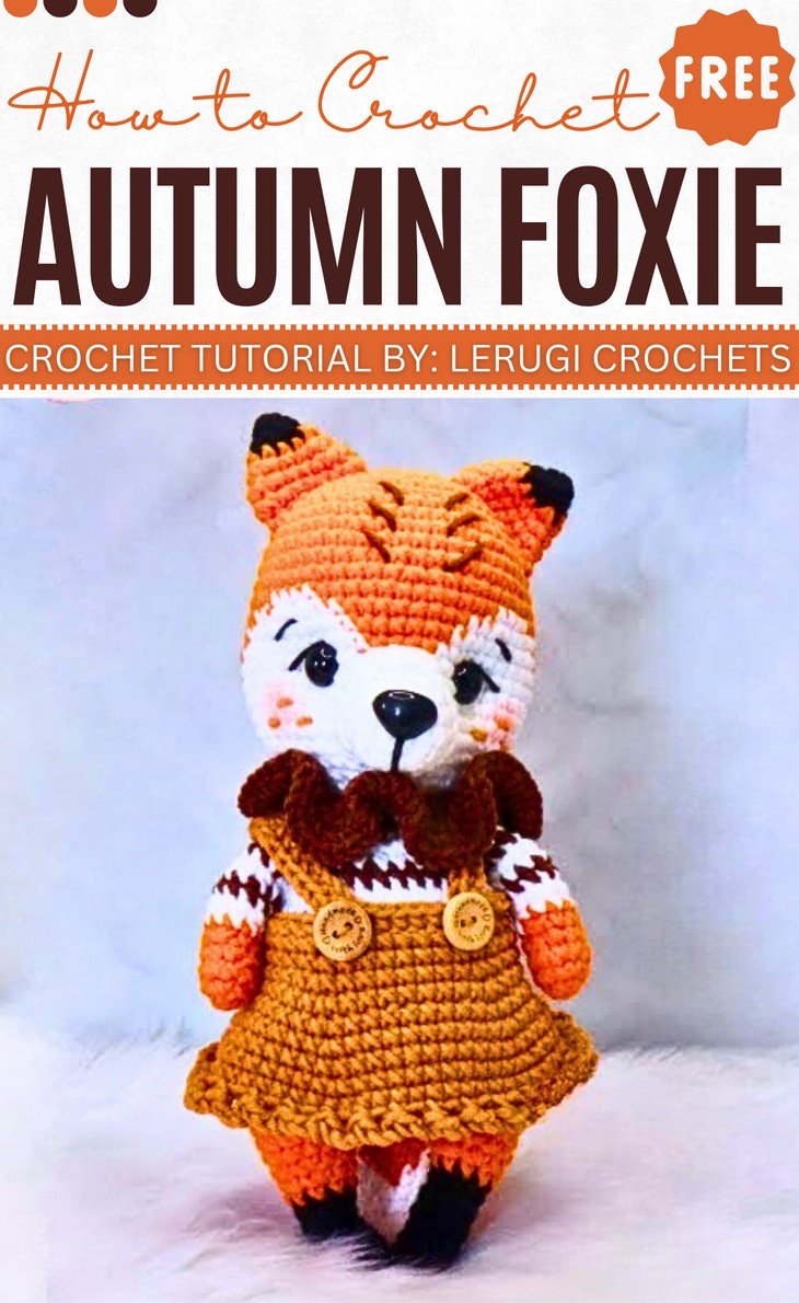Crochet Autumn Fox Amigurumi Pattern
