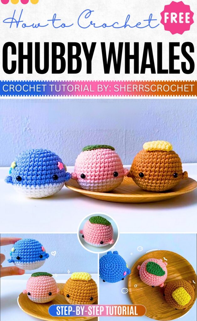 Crochet Chubby Whales Pattern