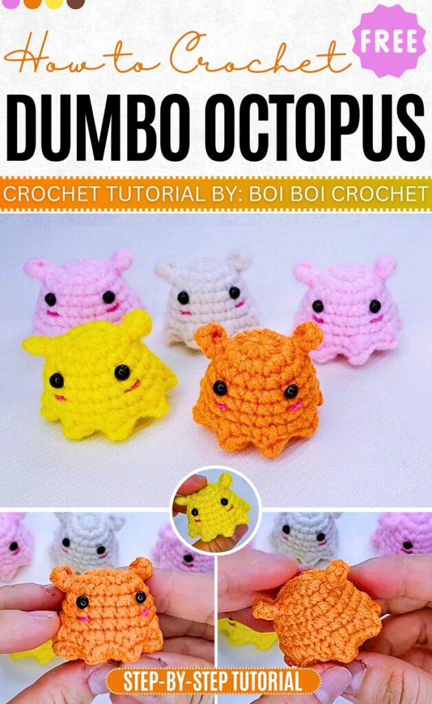 Crochet Dumbo Octopus Pattern