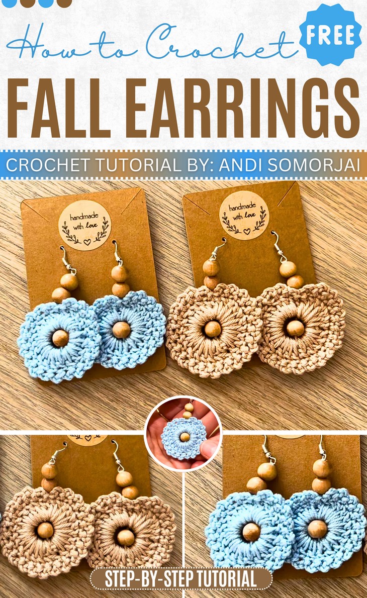 Crochet Fall Earrings Pattern