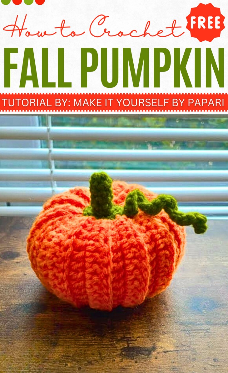 Crochet Fall Pumpkin Amigurumi Pattern