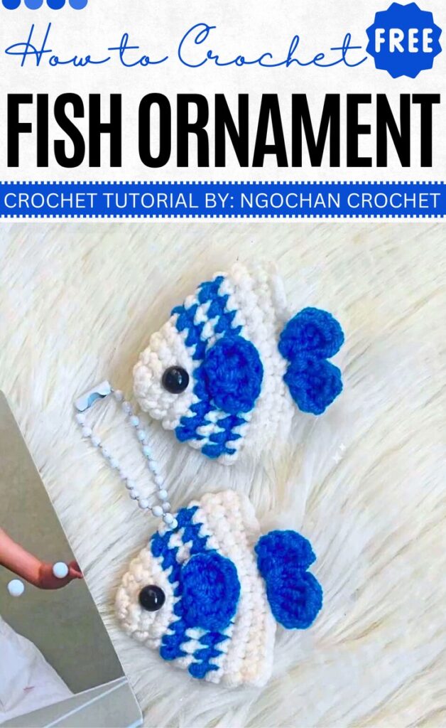 Crochet Fish Ornament Pattern