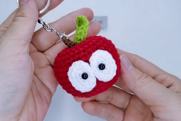 Crochet Googly Apple