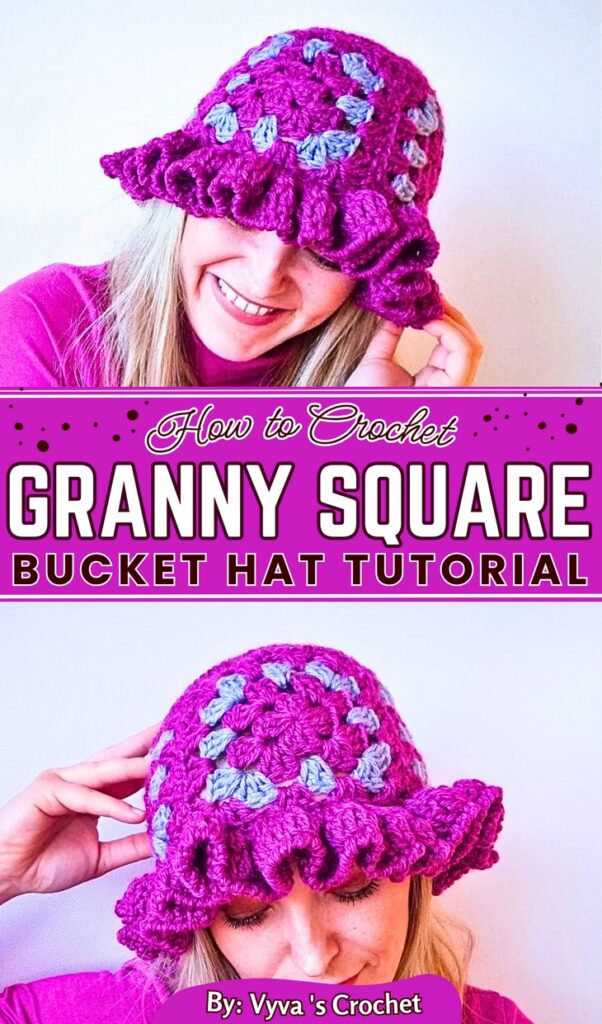 Crochet Granny square Bucket Pattern