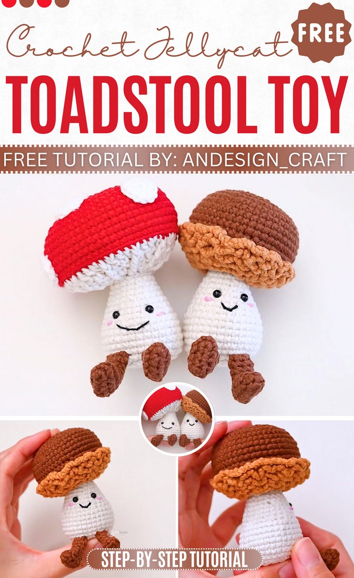 Crochet Jellycat Toadstool Amigurumi