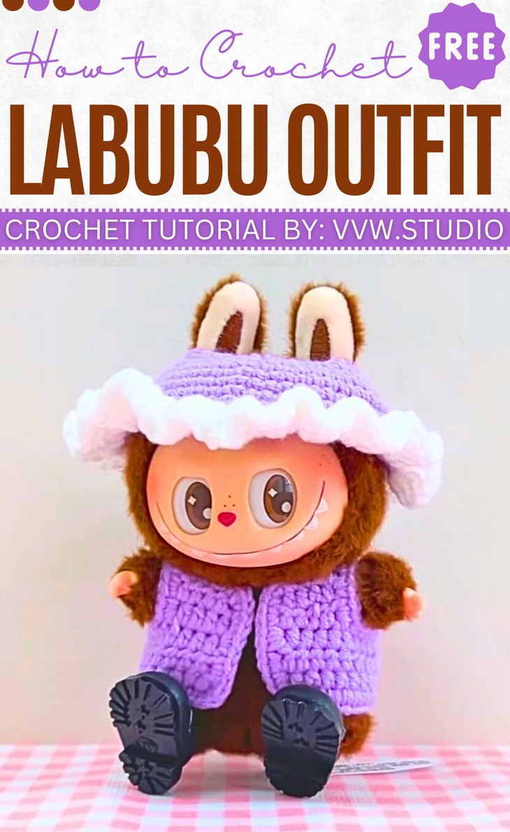 Crochet Labubu Outfit Pattern Free
