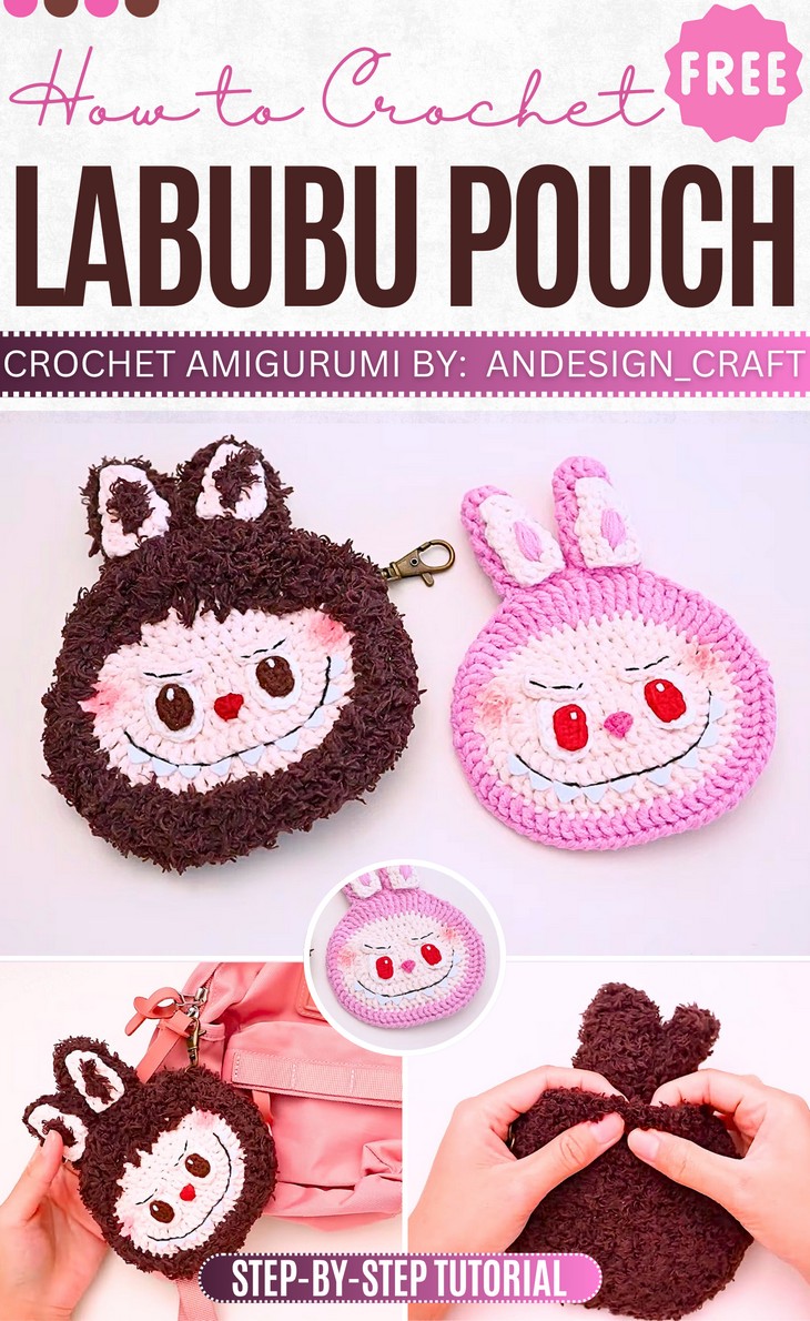 Crochet Labubu Pouch Pattern