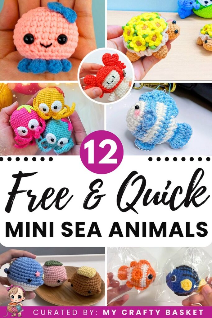 Crochet Mini Sea Animal Patterns