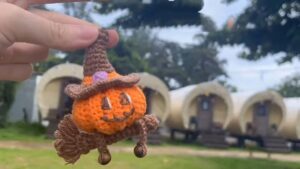How to Crochet Witch Pumpkin on Witchcraft Amigurumi for Halloween