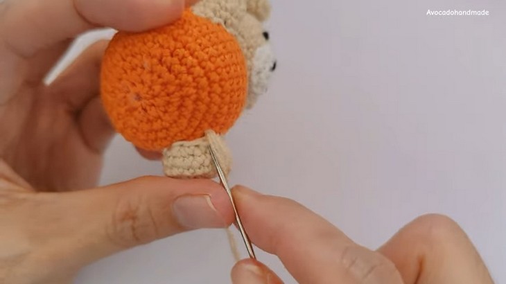 Crochet Pumpkin Bear Amigurumi (2)