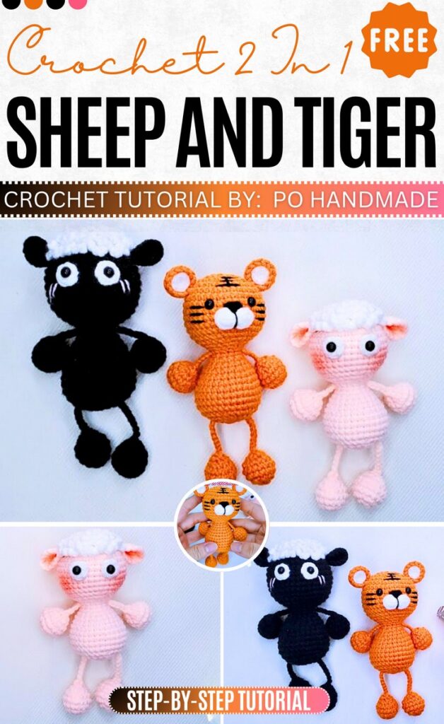 Crochet Sheep And Tiger Pattern