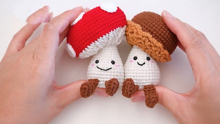 Crochet Toadstool Amigurumi (2)