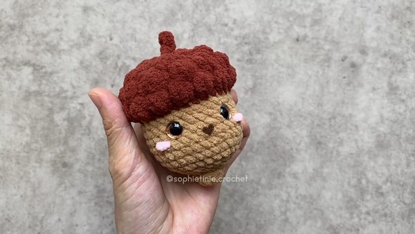 Crochet fall acorn