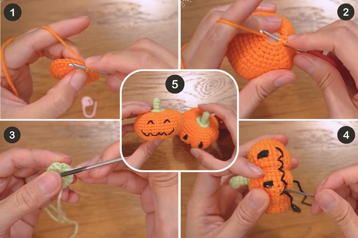 Halloween Pumkin crochet