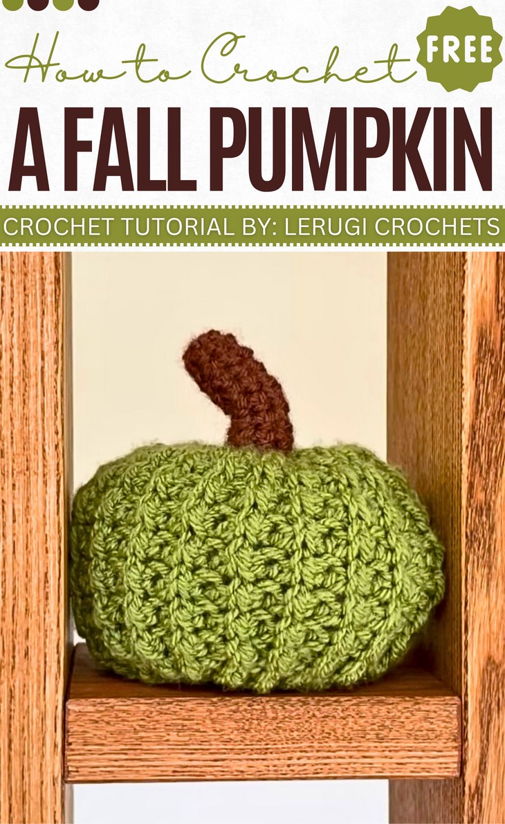 _How To Crochet Fall Pumpkin Without Stuffing