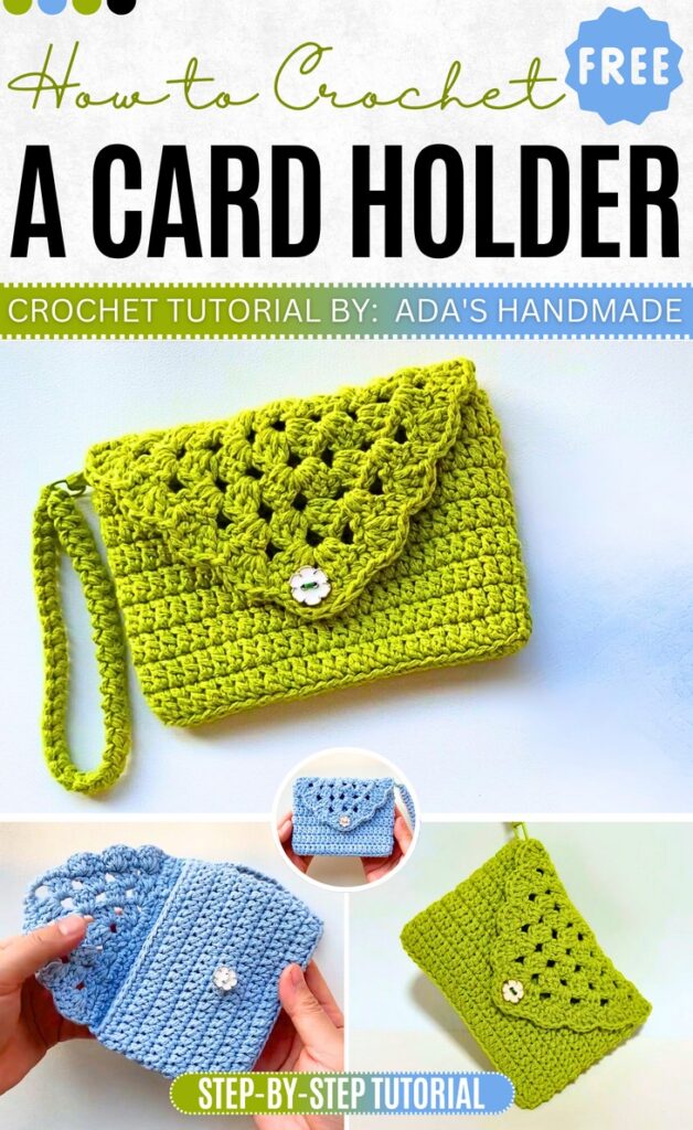 How to Crochet Granny Stitch Card Holder