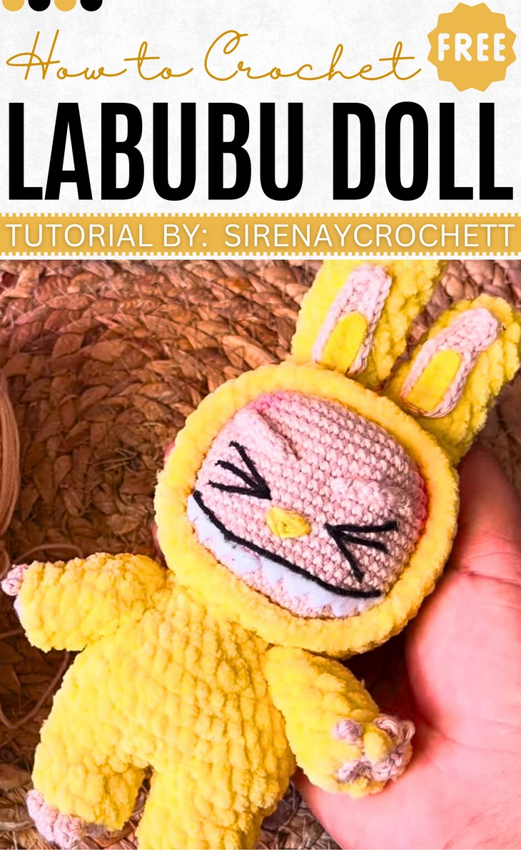 Crochet Labubu Doll