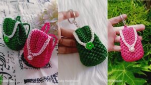 How to Crochet Mini Backpack Keychains (Tutorial for Beginners)