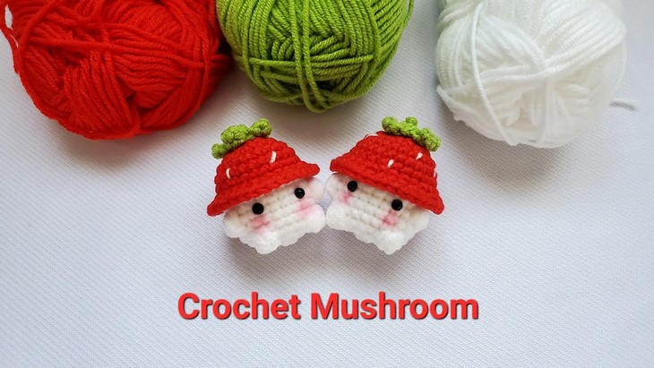 Free Crochet Amigurumi Mashroom