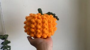 How to Crochet Bobble Stitch Pumpkin for Fall