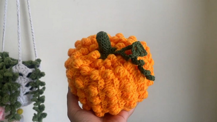 Crochet Bobble Pumpkins (2)