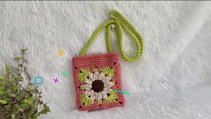 Crochet Crossbody Bag (2)