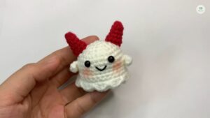 How To Crochet Mini Devil Ghost Amigurumi for Halloween